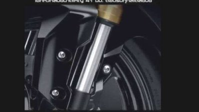 Honda 150 SS racer leaked brochure front fork