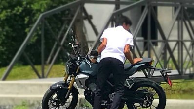 Honda 150 SS racer spied indonesia tvc left side