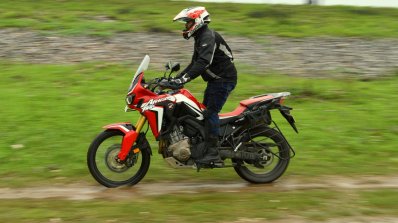 Honda Africa Twin India review action shot