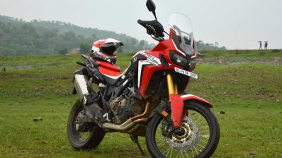 Honda Africa Twin India review front right quarter shot