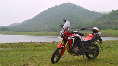 Honda Africa Twin India review side shot