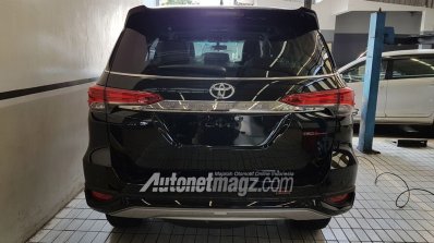 Indonesian-spec Toyota Fortuner TRD Sportivo rear