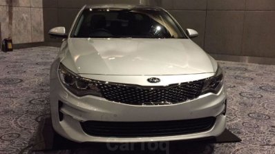 Kia Optima showcased at Kia dealer roadshow front
