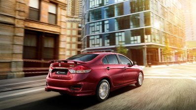 Maruti Ciaz S rear three quarters right side