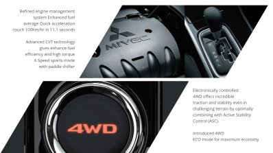 Mitsubishi Outlander India launch website features