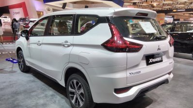 Mitsubishi Xpander rear three quarters left side at GIIAS 2017