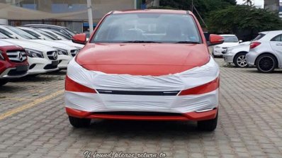 New Hyundai Verna 2017 Fiery Red colour front view