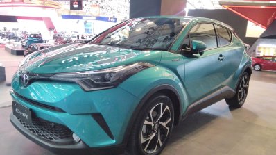 New Toyota C-HR Hybrid front three quarters at GIIAS 2017