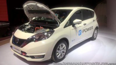 Nissan Note e-POWER front three quarters at GIIAS 2017