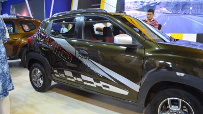 Renault Kwid 1.0L right side at Nepal Auto Show 2017