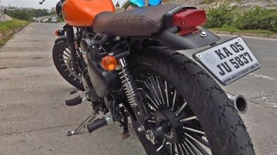 Royal Enfield Classic 350 Achilles Bulleteer Customs rear left three quarter
