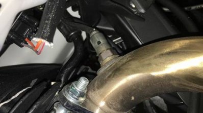 Royal Enfield Himalayan BS4 Spied at dealership sensor
