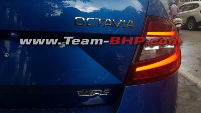 Skoda Octavia RS badge bootlid