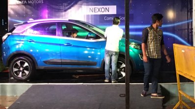 Tata Nexon at Ganpati Pandal Mumbai side