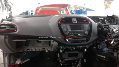 Tata Tiago Wizz dashboard spy shot