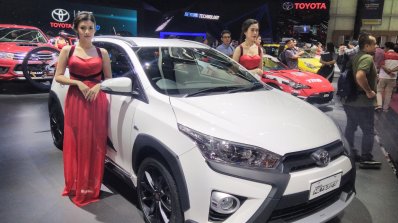 Toyota Yaris Heykers front three quarters left at the GIIAS 2017