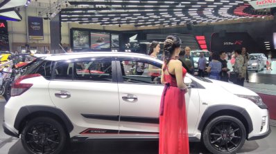 Toyota Yaris Heykers side view at the GIIAS 2017