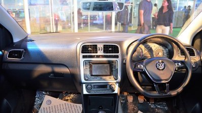 VW Cross Polo dashboard at Nepal Auto Show 2017