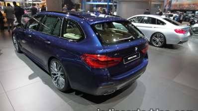2017 BMW 5 Series Touring rear three quarters at the IAA 2017