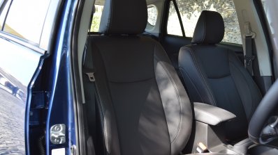 2017 Maruti S-Cross facelift front seats