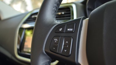 2017 Maruti S-Cross facelift steering mounted controls