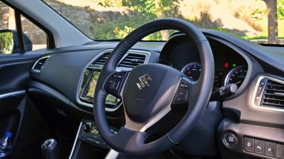 2017 Maruti S-Cross facelift steering wheel
