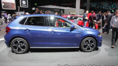 2017 VW Polo R-Line side at IAA 2017