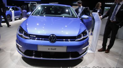 2017 VW e-Golf front at IAA 2017