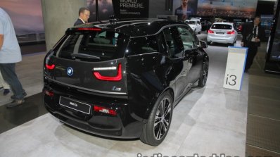 2018 BMW i3s rear three quarters at IAA 2017