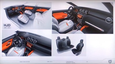 2018 Dacia Duster (2018 Renault Duster) interior sketch leaked