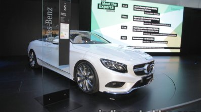 2018 Mercedes S-Class Cabriolet parked at IAA 2017