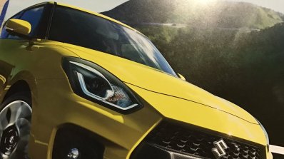 2018 Suzuki Swift Sport leaked brochure image
