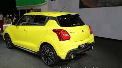 2018 Suzuki Swift Sport rear three quarter angle at IAA 2017