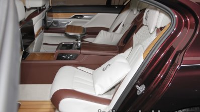 BMW Individual M760Li inspired by Nautor's Swan rear individual seats