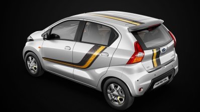 Datsun redi-GO Gold rear left quarter