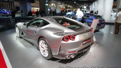 Ferrari 812 Superfast rear three quarters at IAA 2017