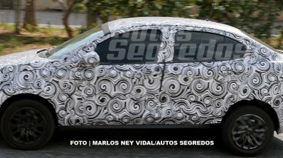 Fiato X6S (FIat Argo-based sedan) profile spy shot