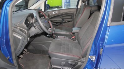 Ford EcoSport ST-Line front seats at IAA 2017