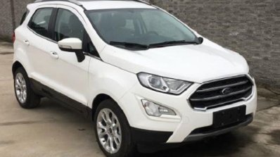 Ford EcoSport facelift China front three quarters