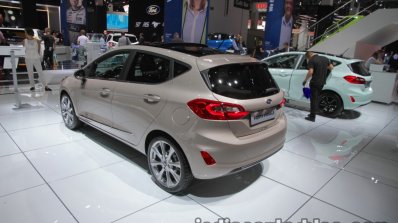 Ford Fiesta Vignale rear three quarters angle at IAA 2017