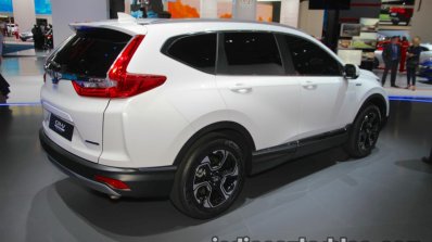 Honda CR-V Hybrid Prototype rear three quarters at IAA 2017