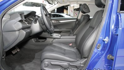 Honda Civic sedan front seats at IAA 2017
