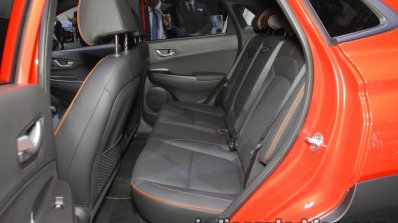 Hyundai Kona rear seat at IAA 2017