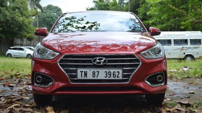 Hyundai Verna 2017 test drive review front view