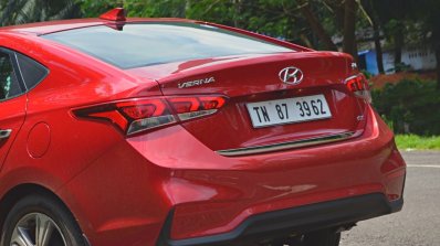 Hyundai Verna 2017 test drive review tail