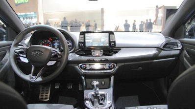 Hyundai i30 N dashboard at IAA 2017