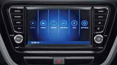 Mahindra TUV300 T10 brochure touchscreen