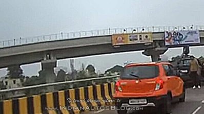 Maruti Celerio X rear three quarters spy shot