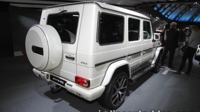 Mercedes-AMG G 63 Exclusive Edition rear three quarter at IAA 2017