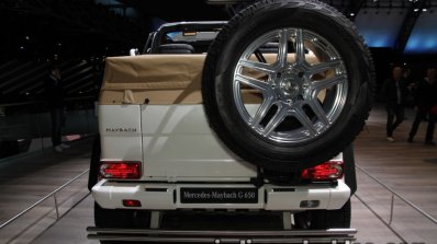 Mercedes-Maybach G 650 Landaulet rear at the IAA 2017